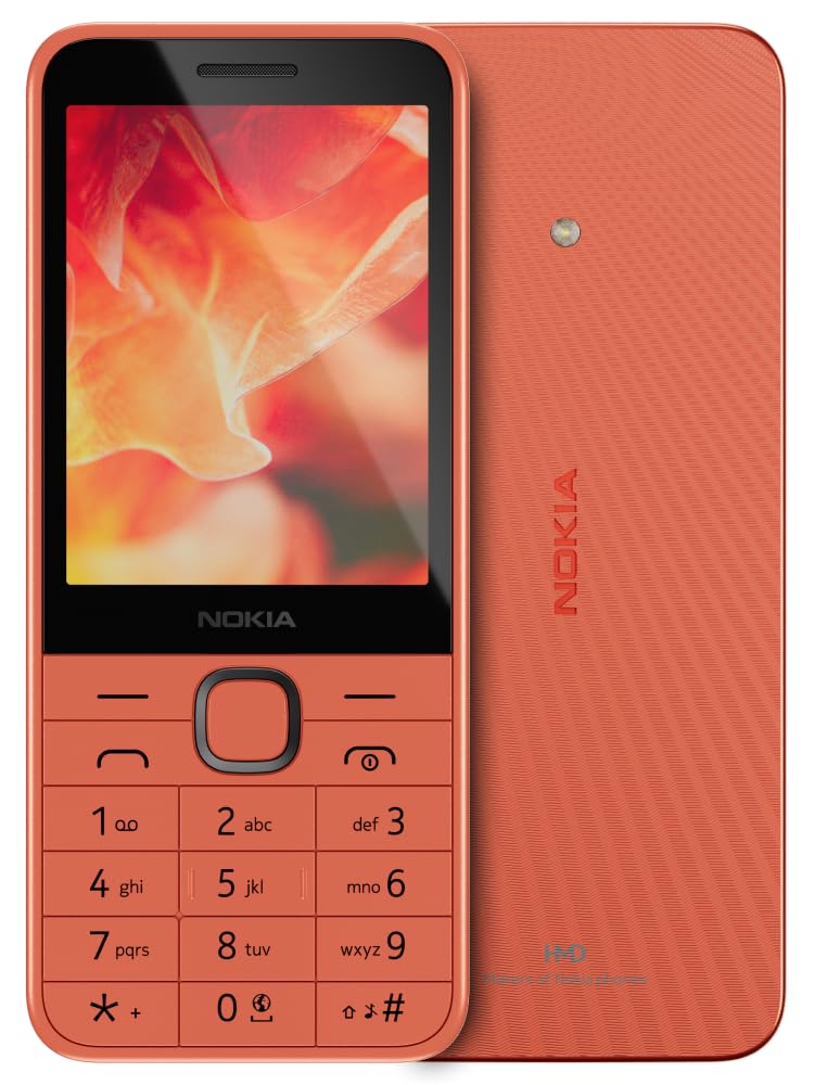 NOKIA 220 4G, DUAL SIM KEYPAD PHONE (PEACH) [Activated] [GRADE A]