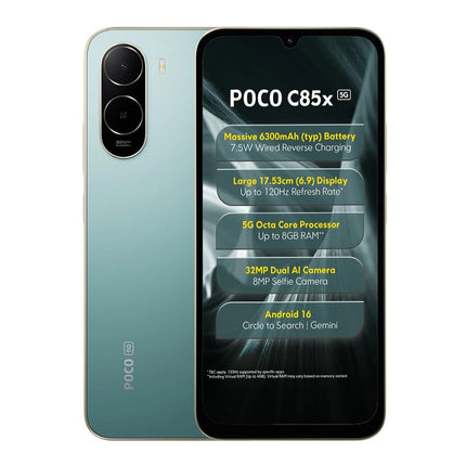 Poco C85x 5G | 1 Year Warranty