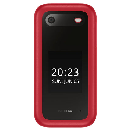 NOKIA 2660 FLIP, DUAL SIM KEYPAD PHONE (RED) [Activated] [GRADE A]