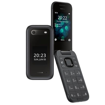 NOKIA 2660 FLIP 4G, DUAL SIM KEYPAD PHONE (BLACK) [Activated] [GRADE A]