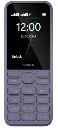 NOKIA 130, MUSIC DUAL SIM KEYPAD PHONE (PURPLE) [Activated] [GRADE A]
