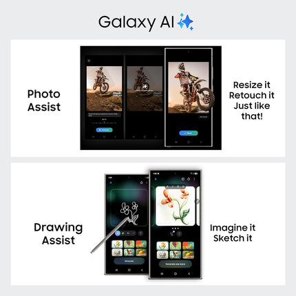SAMSUNG GALAXY S24 ULTRA 5G (TITANIUM BLACK, 12GB, 256GB STORAGE)