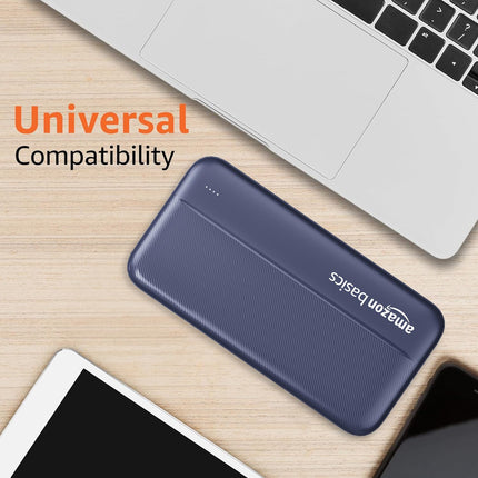 AMAZON BASICS 20000MAH POWER BANK (22.5W FAST CHARGING, DARK BLUE) [Activated] [GRADE A]