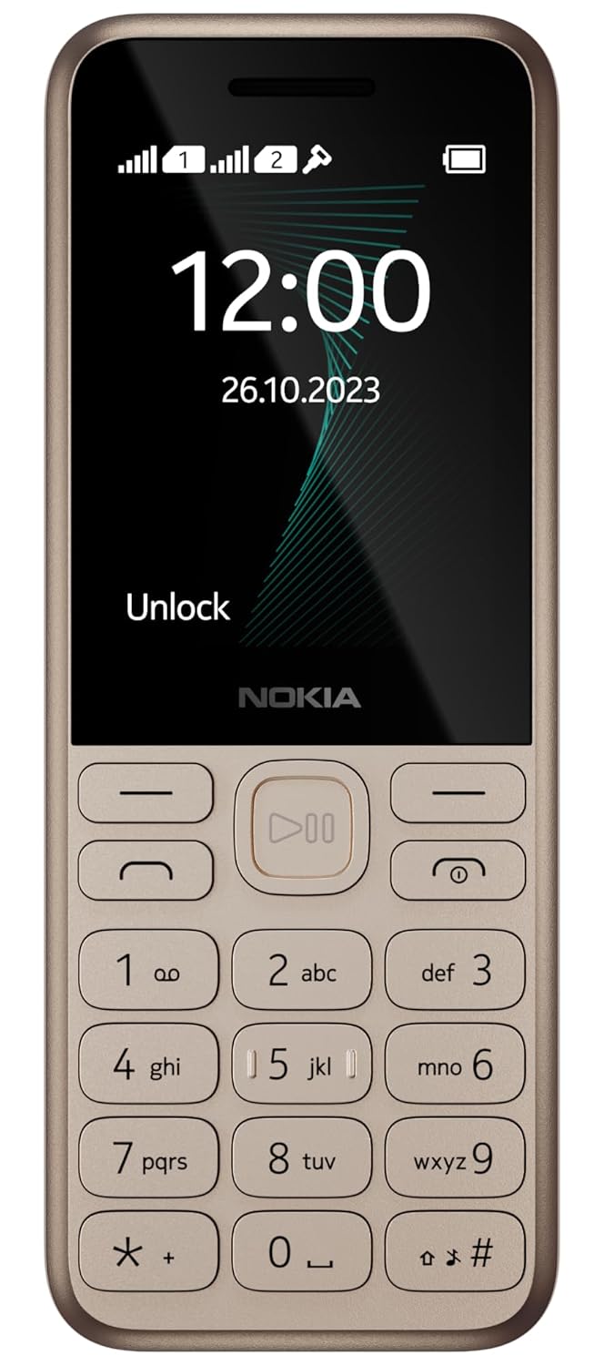 NOKIA 130, MUSIC DUAL SIM KEYPAD PHONE (GOLD) [Activated] [GRADE A]