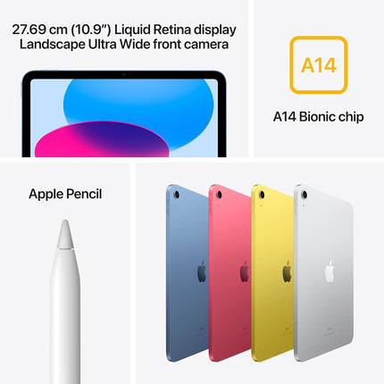Apple iPad (10th Generation) | 64 GB | 1 Year Warranty
