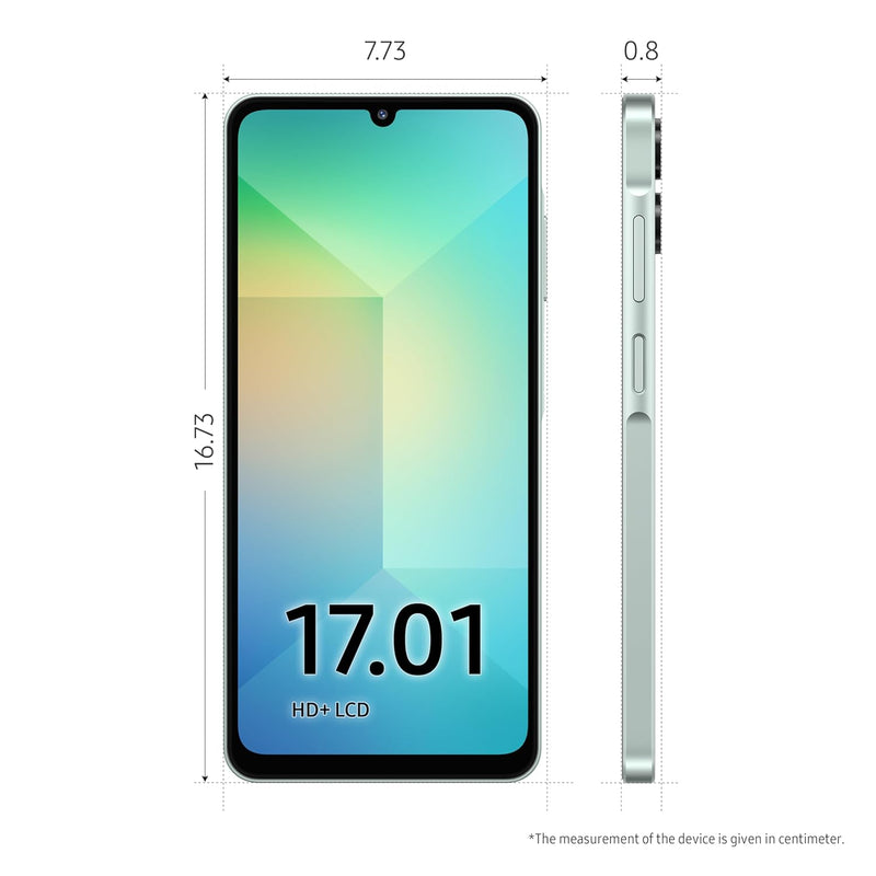 Samsung Galaxy A06 5G (Light Green, 4GB RAM, 64GB Storage) | (Open Box)