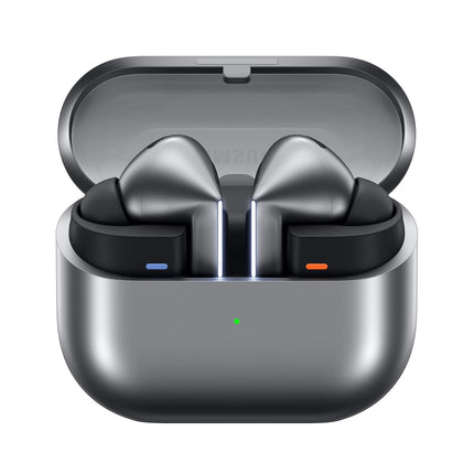 Samsung Galaxy Buds3 Pro Wireless Earbuds, Powered by Galaxy AI, IP57, Active Noise Cancellation, Adaptive Noise Control, 37hrs Battery, 360 Surround Sound, Pinch Controls, Galaxy Ecosystem, Silver (Open Box)