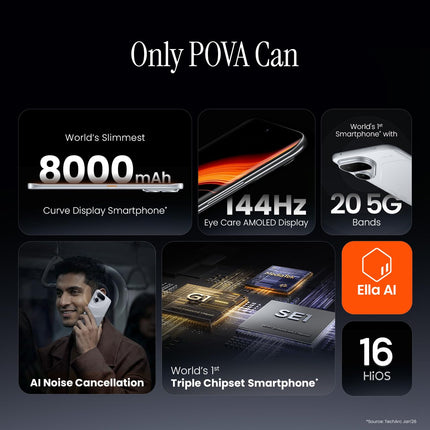 Tecno Pova Curve 2 5G | 1 Year Warranty