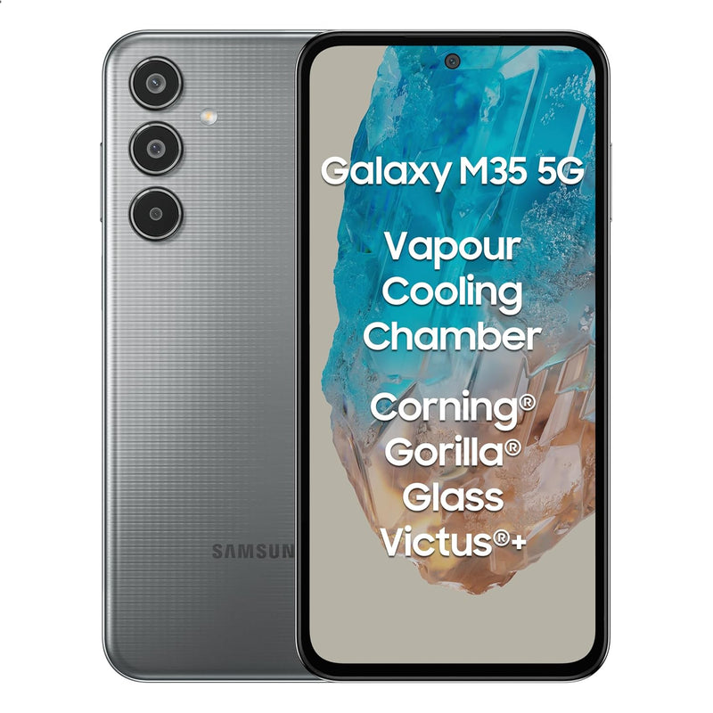 SAMSUNG GALAXY M35 5G (THUNDER GREY, 6GB RAM, 128GB STORAGE) [Activated] [GRADE C]