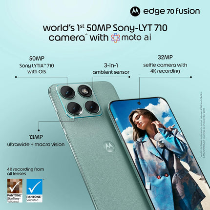 Moto Edge 70 Fusion 5G | 1 Year Warranty