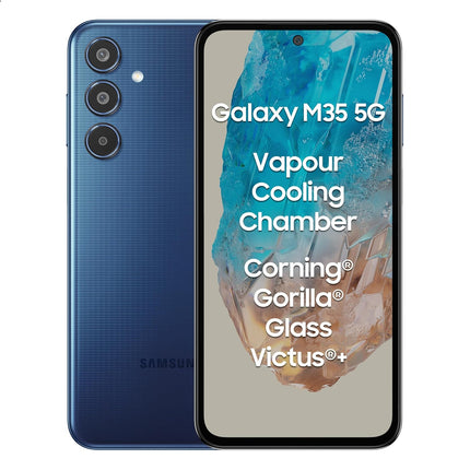 SAMSUNG GALAXY M35 5G (MOONLIGHT BLUE, 8GB RAM, 128GB STORAGE)
