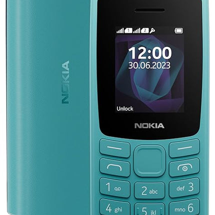 NOKIA ALL-NEW 105 SINGLE SIM KEYPAD PHONE (CYAN)  [Activated] [GRADE A]