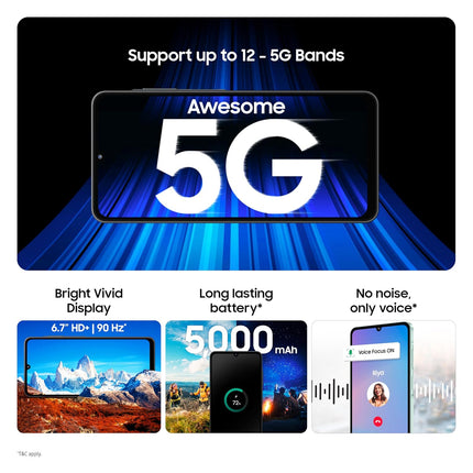 Samsung Galaxy A06 5G (Light Green, 4GB RAM, 64GB Storage) | (Open Box)