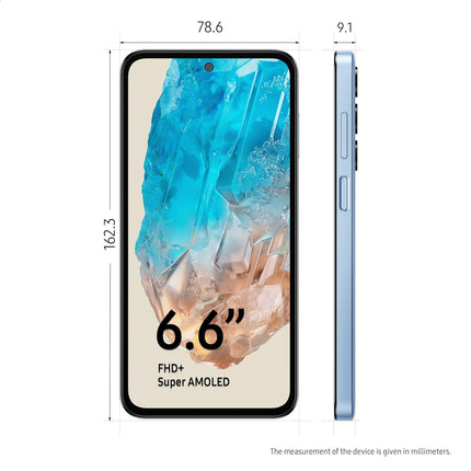 SAMSUNG GALAXY M35 5G (DAY BREAK BLUE, 8GB RAM, 256GB STORAGE)