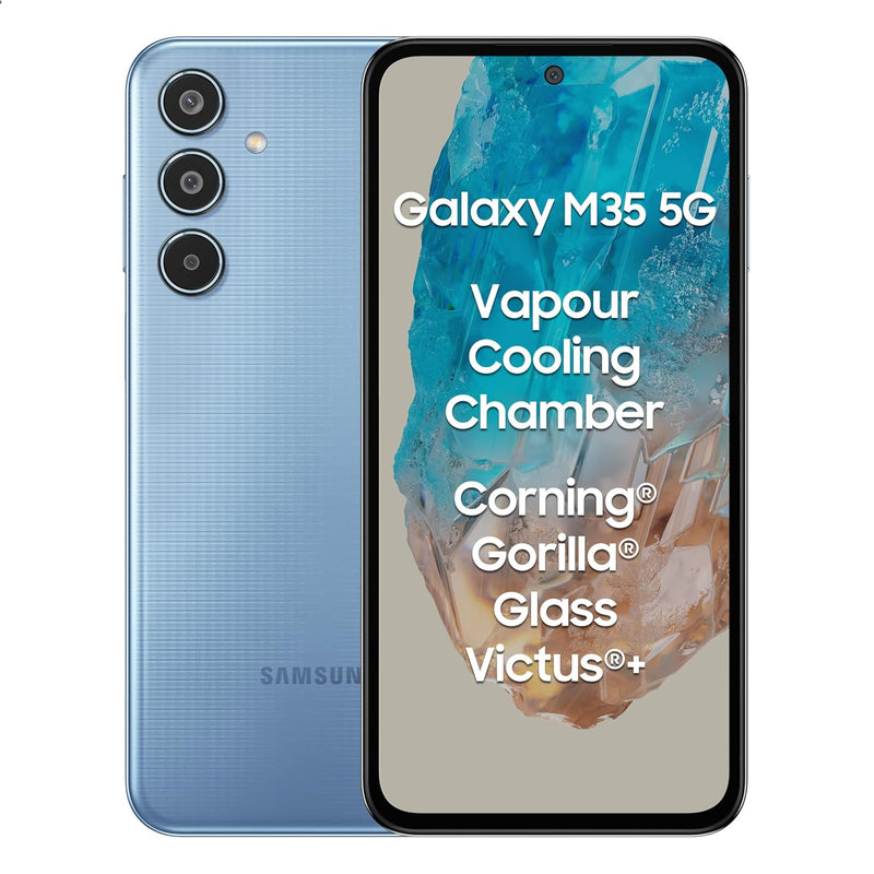 SAMSUNG GALAXY M35 5G (DAY BREAK BLUE, 8GB RAM, 256GB STORAGE)