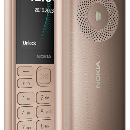 NOKIA 130, MUSIC DUAL SIM KEYPAD PHONE (GOLD) [Activated] [GRADE A]