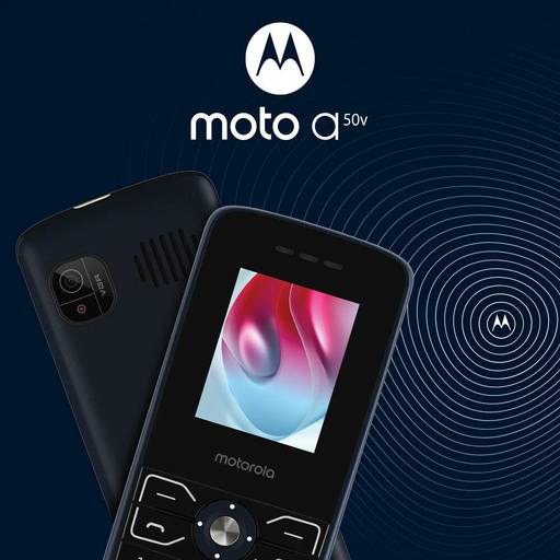 MOTOROLA MOTO A50V DUAL SIM KEYPAD PHONE (DARK BLUE) [Activated] [GRADE A]