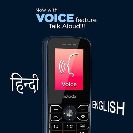MOTOROLA MOTO A50V DUAL SIM KEYPAD PHONE (DARK BLUE) [Activated] [GRADE A]