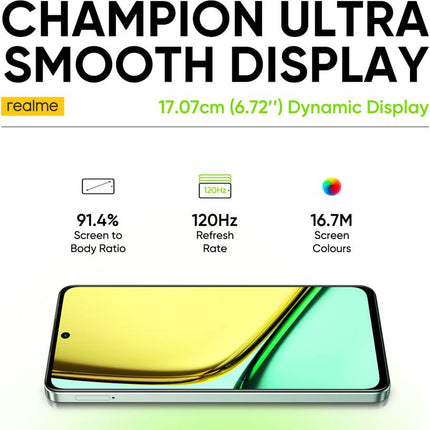 REALME C67 5G (MIX COLOUR, 128 GB)  (4 GB RAM) [Used / Preowned] [GRADE C]