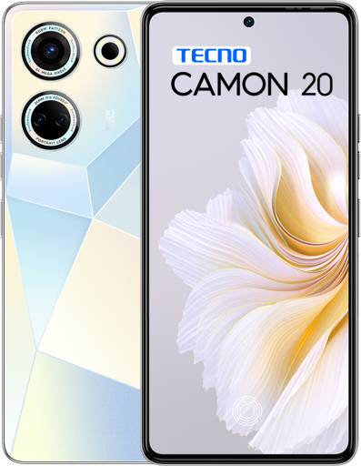 TECNO CAMON 20 Glacier Glow 256GB Front Display – SaarBazaar