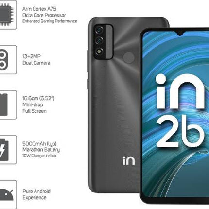 MICROMAX IN 2B (BLACK, 4GB RAM,  64GB STORAGE)