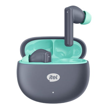 Itel Earbuds Rhythm with 30 Hours Play Time, Bluetooth 5.3, 2 Mic ENC, IPX5 Bluetooth Headset (True Wireless) | Open Box | 1 Year Warranty - SAARBazaar