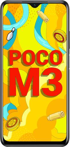 POCO M3 (POWER BLACK, 64 GB)  (4 GB RAM) [Activated] [GRADE C]