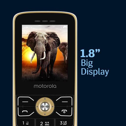 MOTOROLA MOTO A50V DUAL SIM KEYPAD PHONE (GOLD) [Activated] [GRADE A]