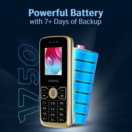 MOTOROLA MOTO A50V DUAL SIM KEYPAD PHONE (GOLD) [Activated] [GRADE A]