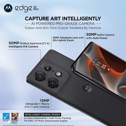 Motorola Edge 50 Pro (12+256GB) | 1 Year Warranty - SAARBazaar