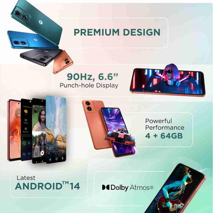 Motorola G04 4G | Open Box | (8GB RAM, 128GB Storage) ( 1 Year Warranty ) - SAARBazaar