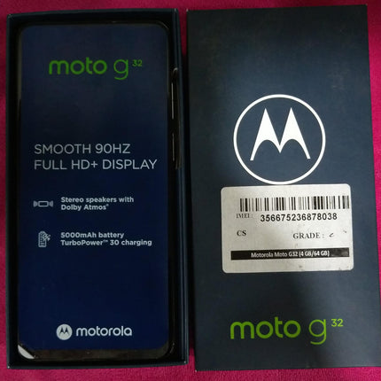 MOTOROLA G32 (Used, 4GB, 64 GB, Mix Color) [Grade C] [Refurbished]
