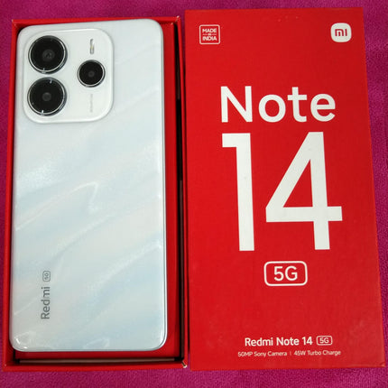 REDMI NOTE 14 5G (6GB, 128 GB, Open Box, Mix Color) [Grade B] [Open Box]
