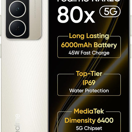 Realme Narzo 80x Battery