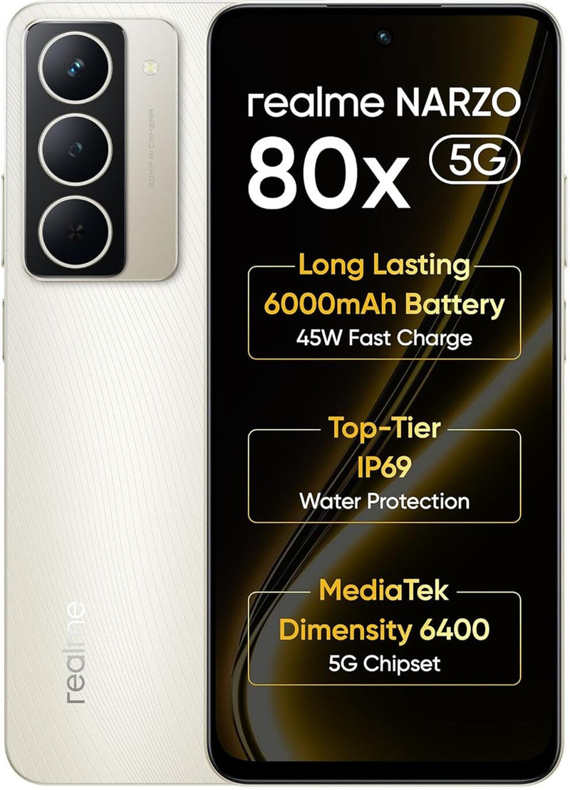 Realme Narzo 80x Battery