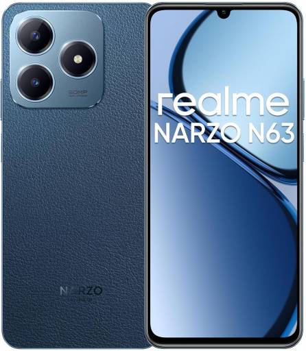 REALME NARZO N63 4G (LEATHER BLUE, 128 GB)  (4 GB RAM) [Activated] [GRADE C]