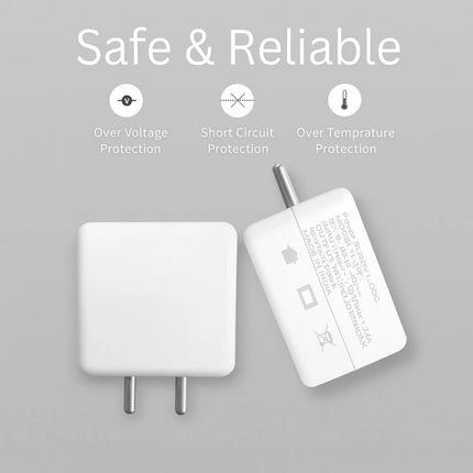 Open Box 35W Adapto 35A USB - A Fast Charging Adaptor with 1M Charging Cable, Support VOOC Charging/WARP Charging/Dash Charging/Quick Charging, Suitable for Oneplus,Samsung,Oppo,Realme,Mi (White) - SAARBazaar