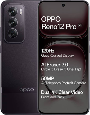 OPPO RENO 12 PRO 5G | Open Box | (12 GB RAM, 512 GB STORAGE) | 1 Year Warranty - SAARBazaar