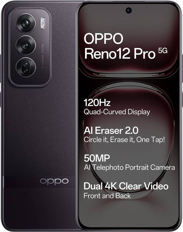 OPPO RENO 12 PRO 5G | Open Box | (12 GB RAM, 512 GB STORAGE) | 1 Year Warranty - SAARBazaar