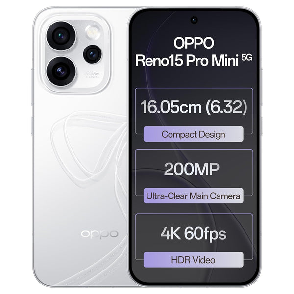 OPPO Reno15 Pro Mini 5G | 1 Year Warranty - SAARBazaar