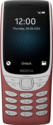 NOKIA 8210 4G, DUAL SIM KEYPAD PHONE (RED) [Activated] [GRADE A]