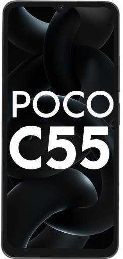 POCO C55 (POWER BLACK, 128 GB)  (6 GB RAM) [Activated] [GRADE B]
