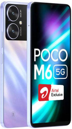 POCO M6 5G - LOCKED WITH AIRTEL PREPAID (ORION BLUE, 128 GB)  (4 GB RAM) [Activated] [GRADE C]