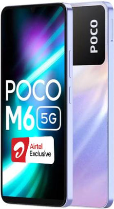 POCO M6 5G - LOCKED WITH AIRTEL PREPAID (ORION BLUE, 128 GB)  (4 GB RAM) [Activated] [GRADE B]