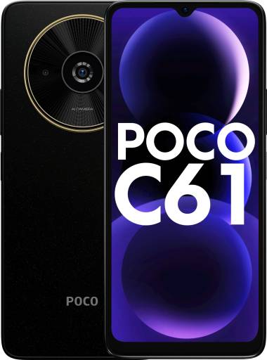 POCO C61 (DIAMOND DUST BLACK, 64 GB)  (4 GB RAM) [Activated] [GRADE B]