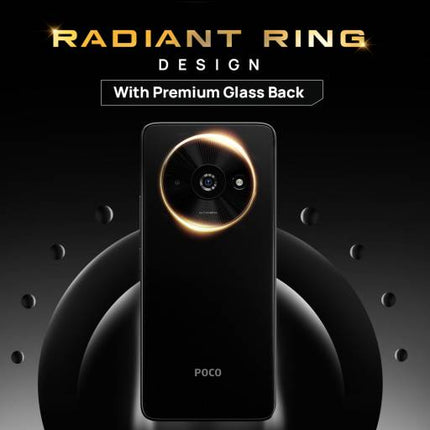 POCO C61 (DIAMOND DUST BLACK, 64 GB)  (4 GB RAM) [Activated] [GRADE C]