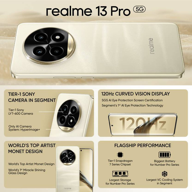 REALME 13 PRO 5G (MIX COLOUR, 256 GB)  (8 GB RAM) [Used / Preowned] [GRADE C]