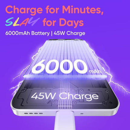 Realme P3X 5G 6000mAh battery 45W fast charging – SaarBazaar