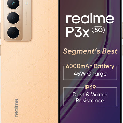 REALME P3X 5G (STELLAR PINK, 8GB RAM, 128GB STORAGE)
