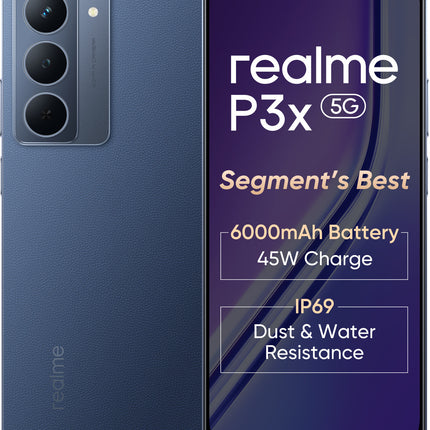REALME P3X 5G (MIDNIGHT BLUE, 8GB RAM, 128GB STORAGE)